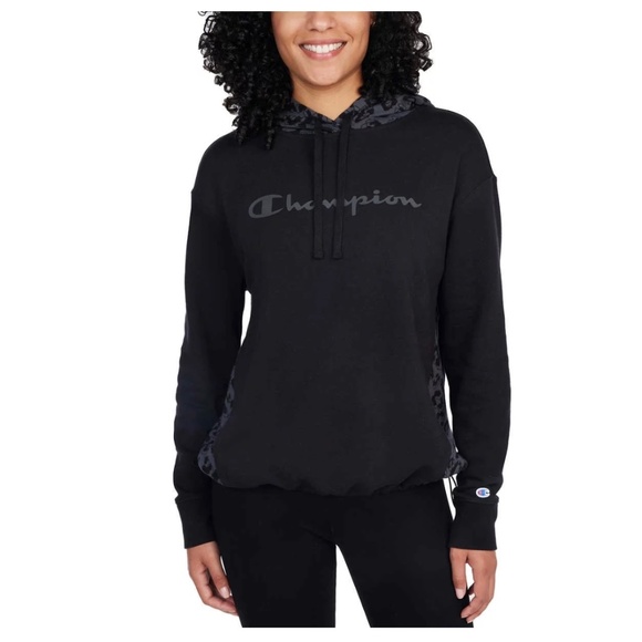 NWT Champion Women’s Black Hoodie Size XL - Picture 1 of 13